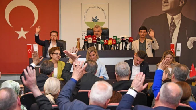 Bursa'da Osmangazi Meclisi Mayıs oturumunu yaptı