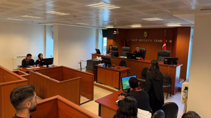 Trabzon’da hukuk öğrencilerine yargı simülasyonu