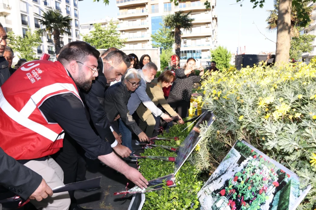 Üç fidan İzmir Çiğli’de anıldı