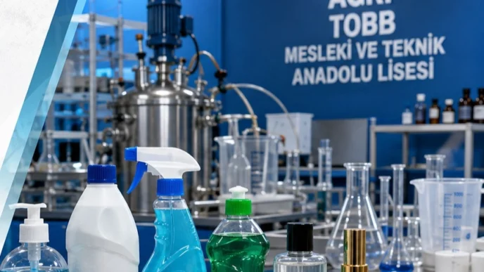 Ağrı TOBB MTAL'de öğrenciler üreterek kazanıyor