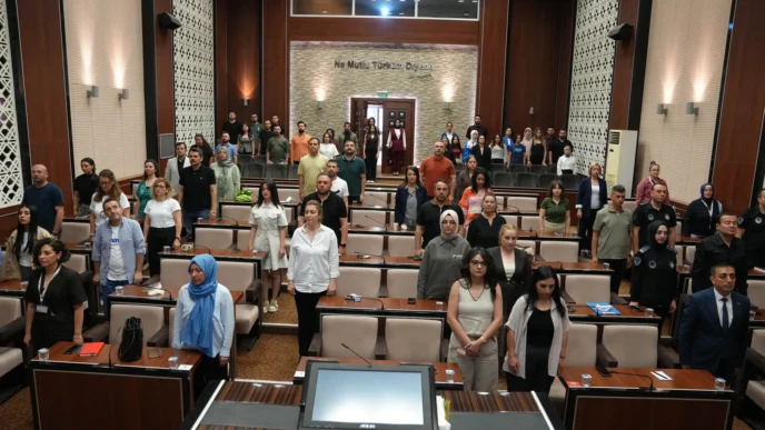 Ankara Keçiören'de belediye personeline resmi yazışma eğitimi
