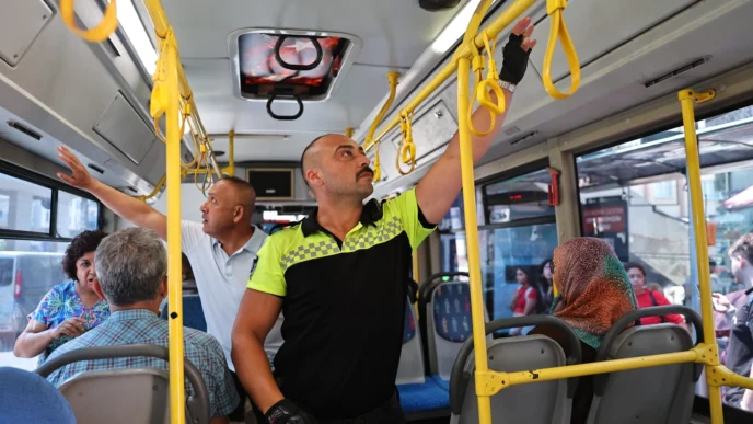 Antalya’da halk otobüslerine klima denetimi