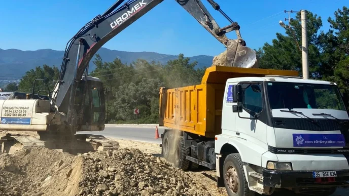 Aydın’ın tüm ilçelerinde ulaşım yatırımları sürüyor
