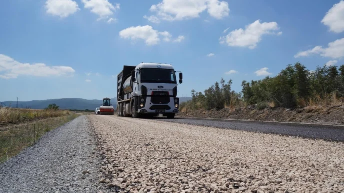 Balıkesir’de Manyas-Susurluk yol çalışması başladı