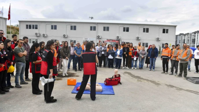Başkentte Dikimevi–Natoyolu hattı inşaatında acil durum tatbikatı