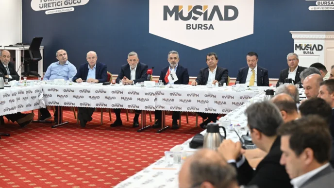BTSO Başkanı Burkay MÜSİAD yönetimi ile buluştu