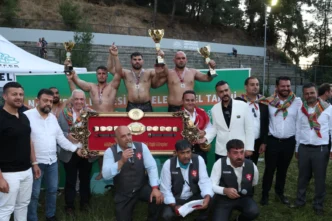 Bursa Çalı Güreşleri’nde altın kemer Erkan Taş’ın oldu