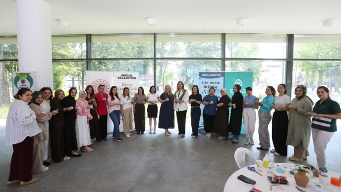 Bursa İnegöl'de Çevre Haftası kutlamaları Workshop ile başladı