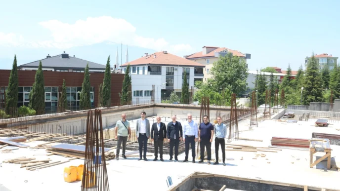 Bursa İnegöl’de devam eden projeler yerinde incelendi