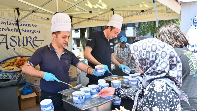 Bursa Nilüfer’de Muharrem ayının bereketi yaşandı
