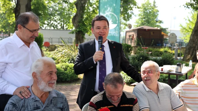 Bursa Osmangazi'de Başkan Aydın Veysel Karani sakinleriyle buluştu