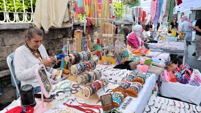 Bursa Osmangazi'de yerel yönetim kadın girişimcilerinin yanında
