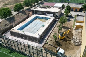 Bursa Yıldırım'a 4 mevsim havuz hazırlığı