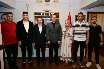 Bursa Yıldırım'da Başkan Yılmaz'dan Ülkü Ocakları'na ziyaret