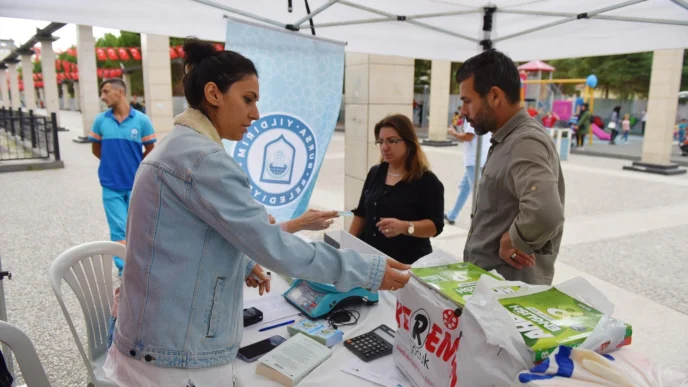 Bursa Yıldırım'da kitaplar nakite dönüşüyor