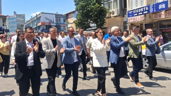 CHP Keşan’da gövde gösterisi yaptı