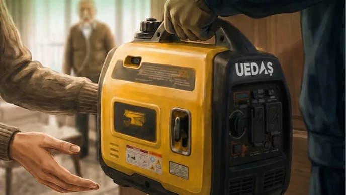 UEDAŞ'tan cihaza bağlı hastalara kesintisiz enerji desteği