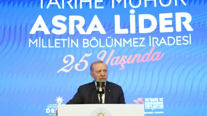 Cumhurbaşkanı Erdoğan: Çeyrek asırda büyük başarı hikâyesine imza attık