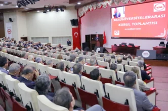 DEÜ Rektörü Yılmaz, Üniversitelerarası Kurul Toplantısına katıldı