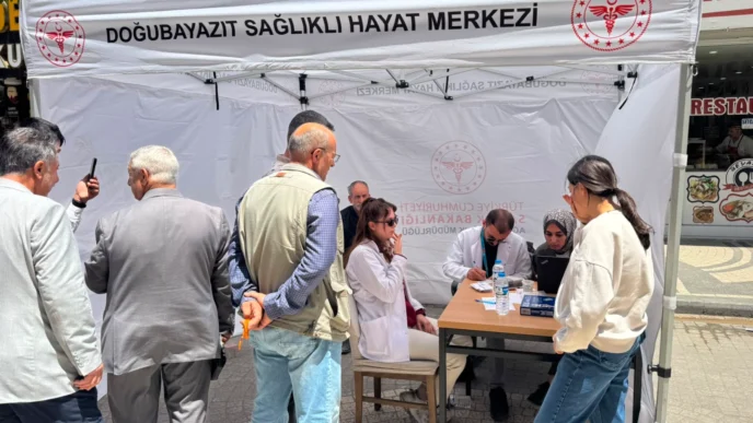 Doğubayazıt İlçe Sağlık'tan sağlıklı yaşama örnek çalışma