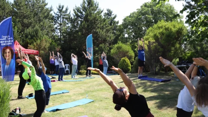 Eskişehir’de açık hava spor etkinliklerine yoğun ilgi