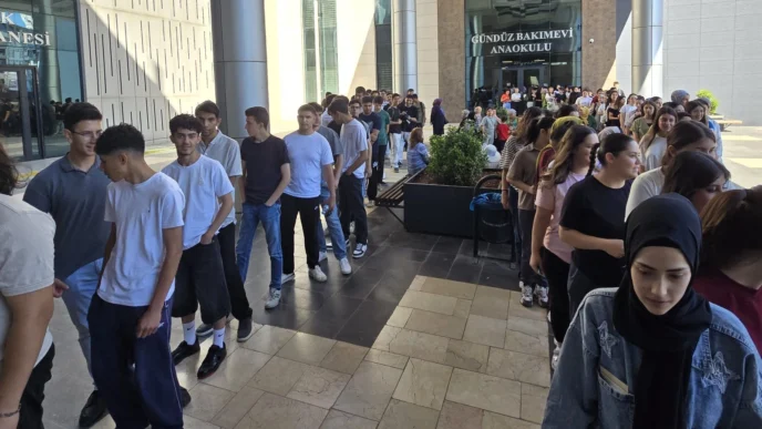 Gaziantep’te YKS tatbikatı yapıldı