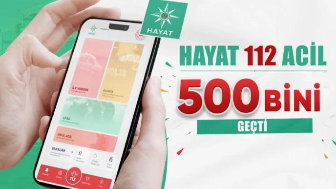 HAYAT 112 Acil kullanıcıları 522 bini aştı!