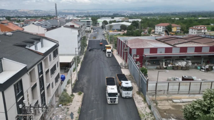 İnegöl'ün üstyapısı yenileniyor