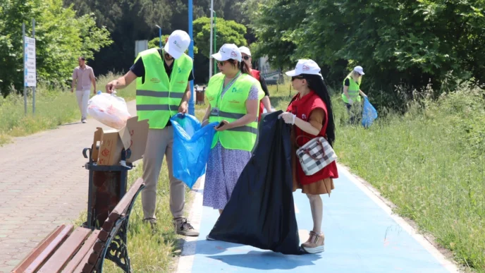 İzmit'te Bıçkıdere Göleti’nde çevre için el ele