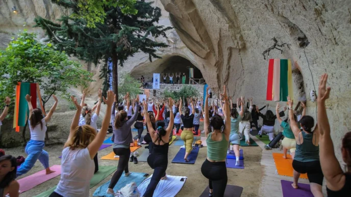 Kapadokya’nın ilk Yoga Festivali'ne büyük ilgi