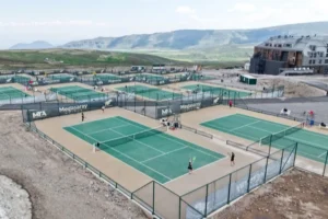 Kayseri Erciyes'te Dünya Tenis Turu heyecanı