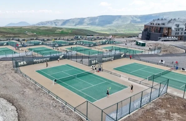 Kayseri Erciyes'te Dünya Tenis Turu heyecanı