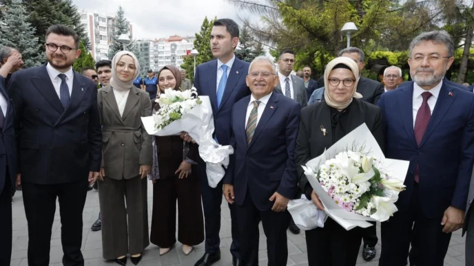 Kayseri iki bakanı birden ağırladı