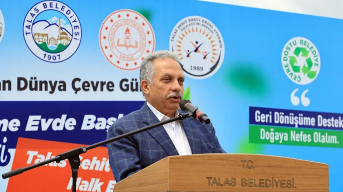 Kayseri Talas'ta çevre bilinci sanatla buluşuyor