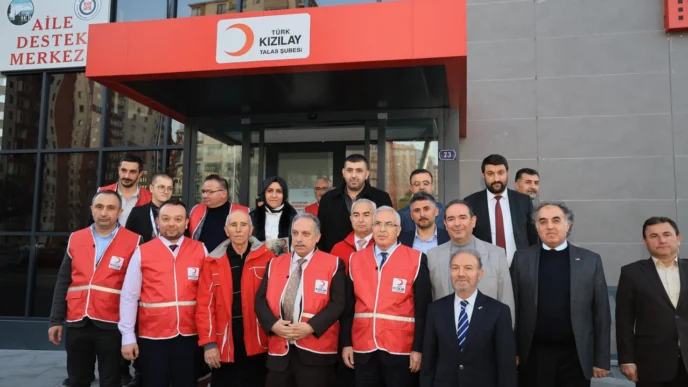 Kayseri Talas'tan Türk Kızılayı'na kalıcı eser