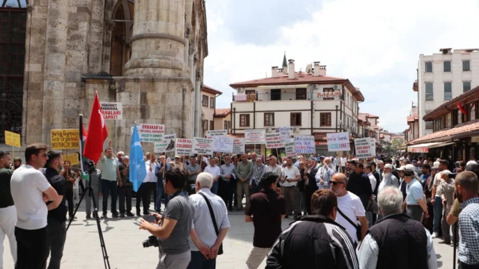 Konya’da MİLKO’dan Gazze için çağrı