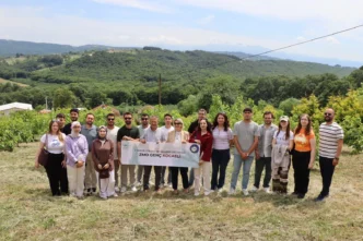 KOÜ öğrencileri İpekböceği Kozaevi’nde üretim sürecini yerinde inceledi