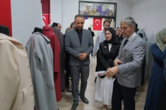 Kütahya’da kursiyerlerin ürünleri sergide beğeni kazandı