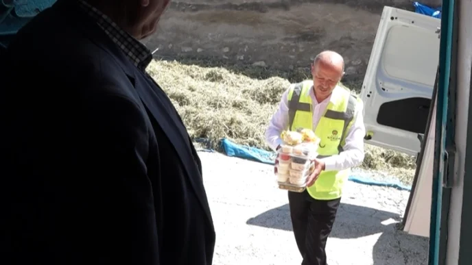 Malatya'da ihtiyaç sahiplerine yemek desteği