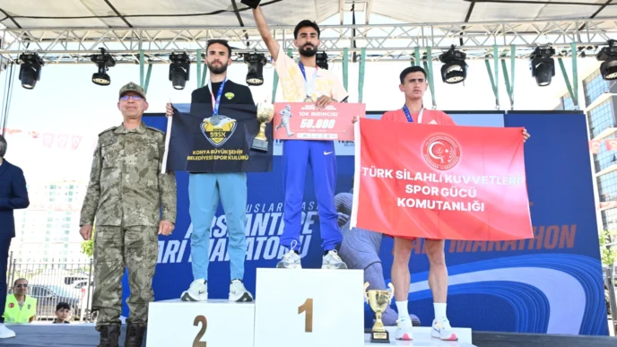 Malatya’da Arslantepe Uluslararası Yarı Maratonu tamamlandı