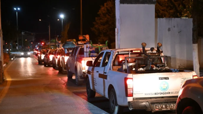 Manisa Büyükşehir’in vektörle mücadelesi sürüyor