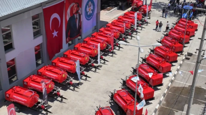 Manisa teyakkuzda... İlk etapta 48 tanker teslim edildi