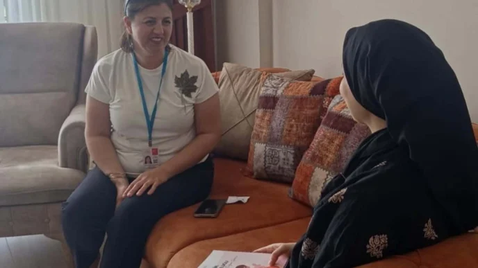 Mudanya'da 'her gebeye bir ebe' desteği