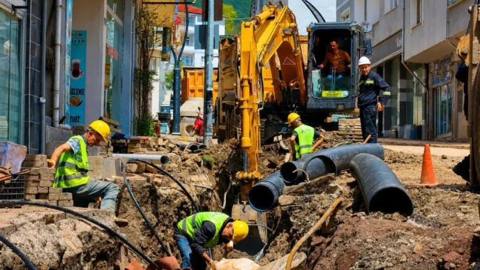 Ordu Aybastı’da 60 yıllık altyapı yatırımı sona yaklaştı