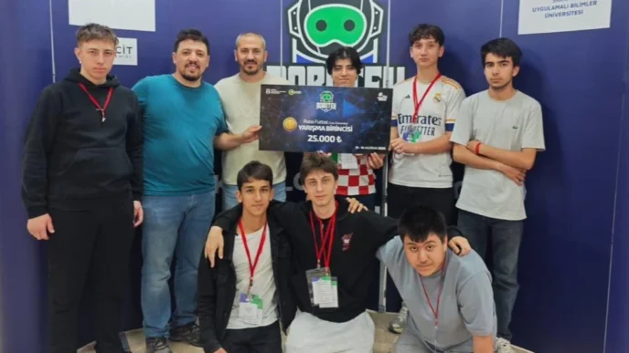 Sakarya Karasulu öğrencilerden Robotek’te çifte Türkiye derecesi