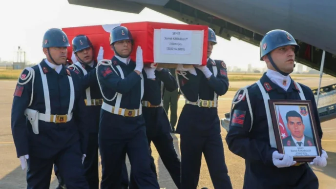 Şehit Jandarma Uzman Çavuş Adana’da son yolculuğuna uğurlandı