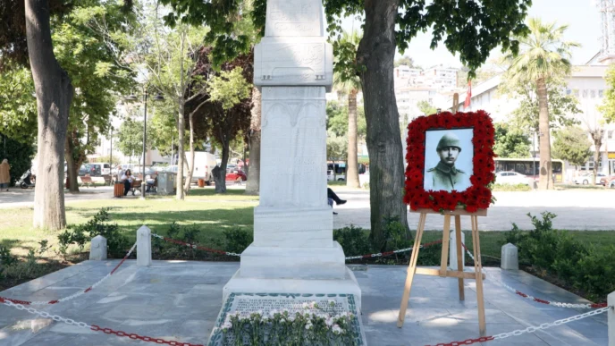 Şehit Şükrü Çavuş şehadetinin 106. yılında Mudanya’da anıldı