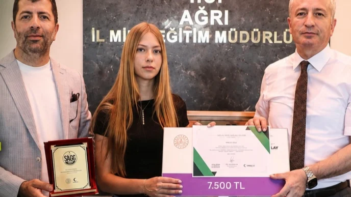 Ağrı'da 'sağlıklı nesil' ödüllendirildi