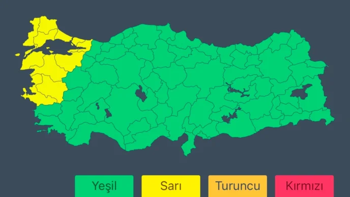 Bakanlık sarı kodla uyardı: Fırtınaya dikkat!