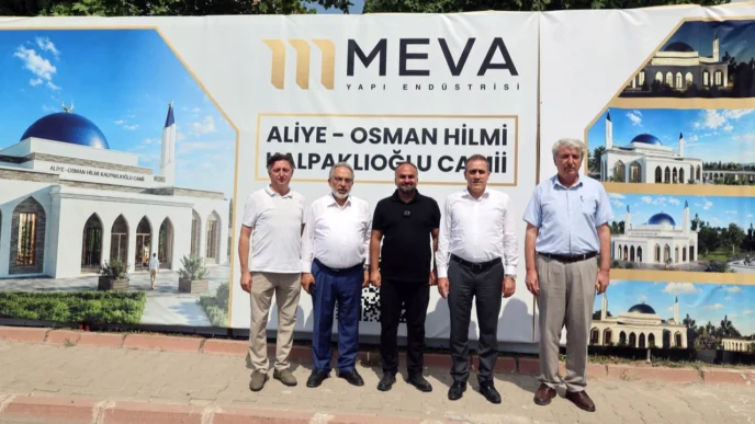 Kayseri Talas'ta hayırseverlerden cami inşaatı